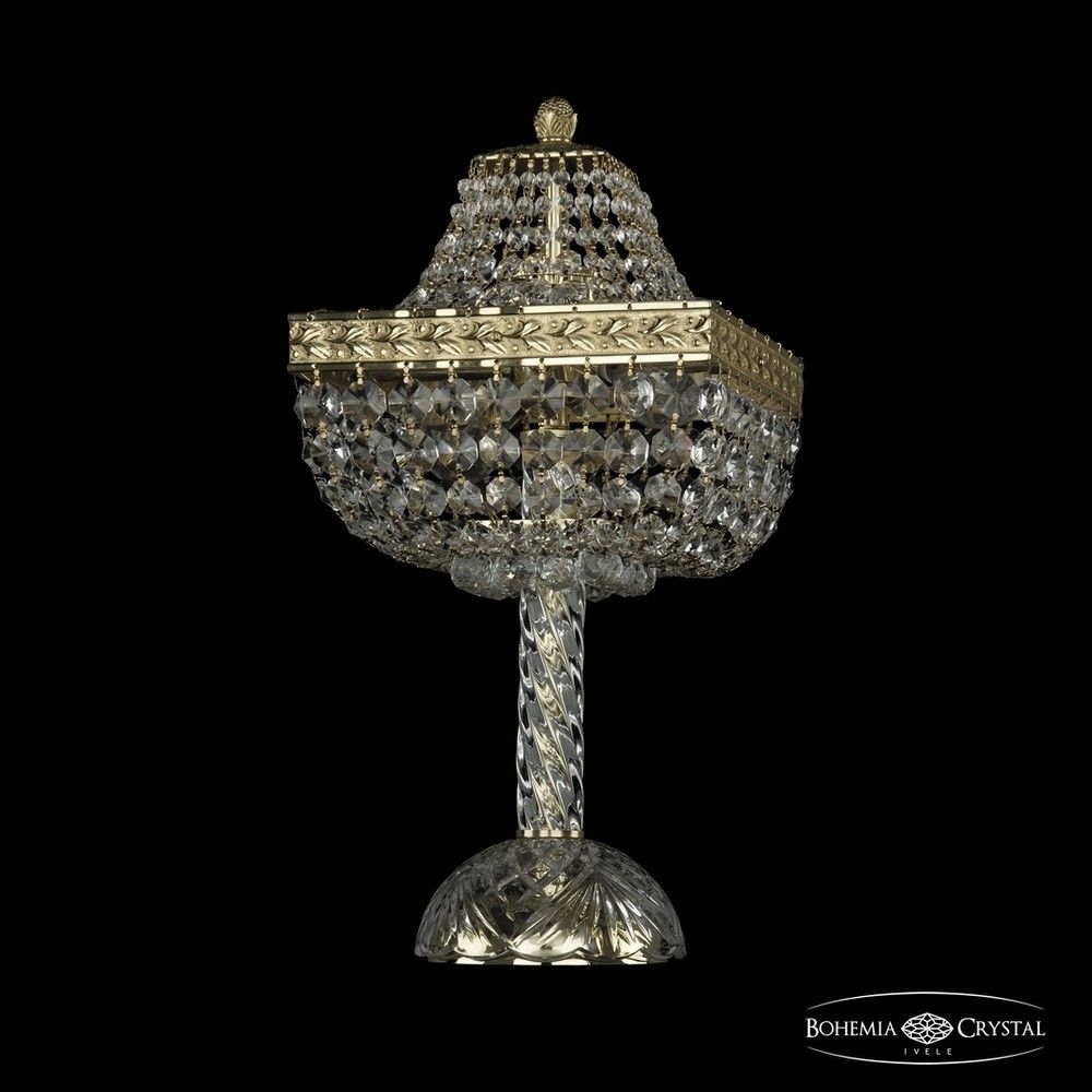 Настольная лампа декоративная Bohemia Ivele Crystal 1928 19282L4/H/20IV G