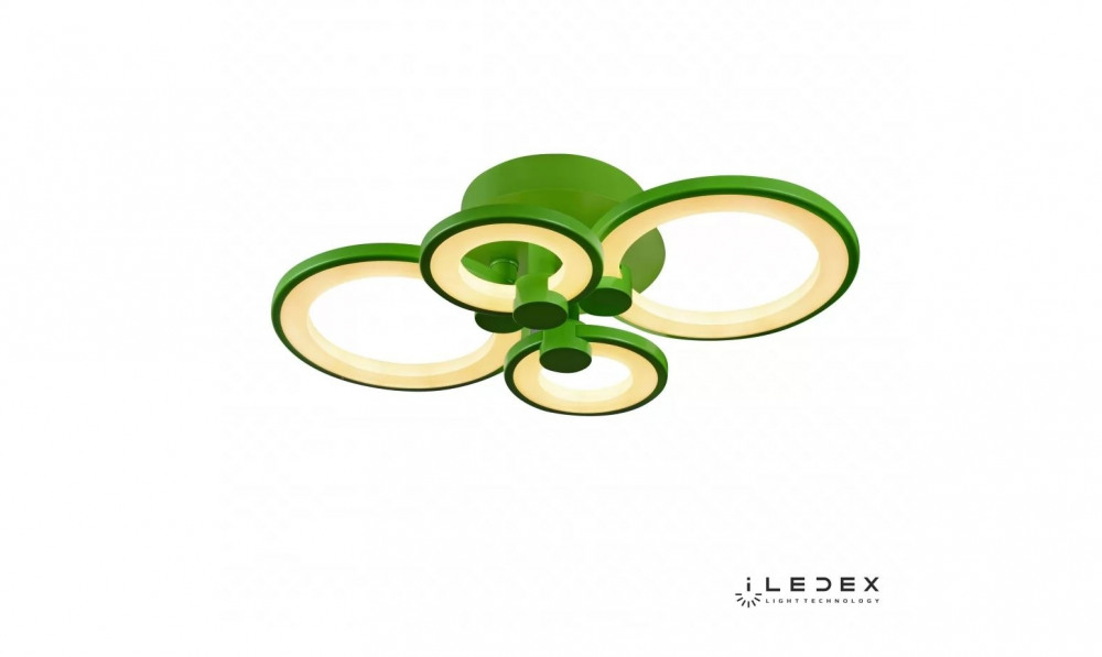 Потолочная люстра iLedex Ring A001/4 GREEN