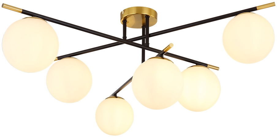 Потолочная люстра Arte Lamp Alcor A2224PL-6BK