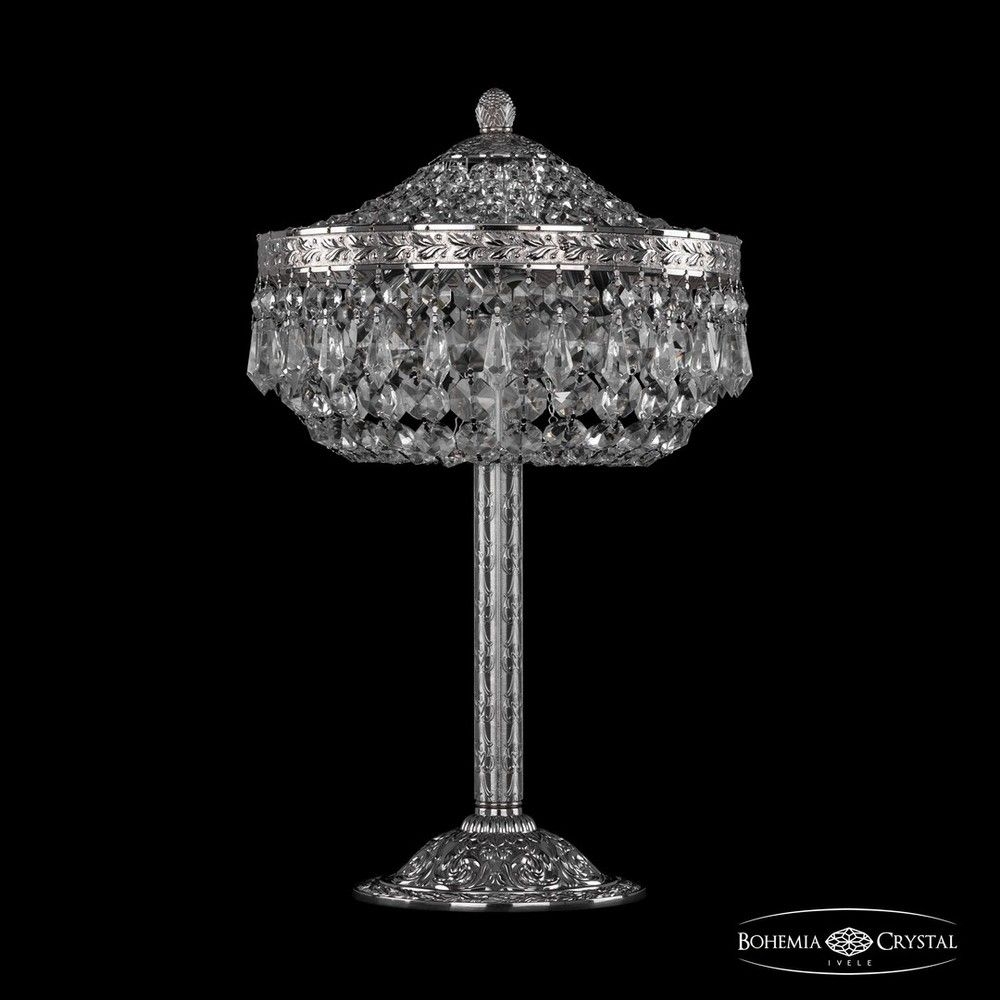 Настольная лампа декоративная Bohemia Ivele Crystal 1901 19011L6/25IV Ni