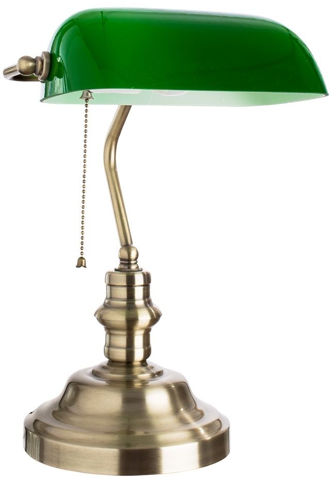 Настольная лампа офисная Arte Lamp Banker A2492LT-1AB