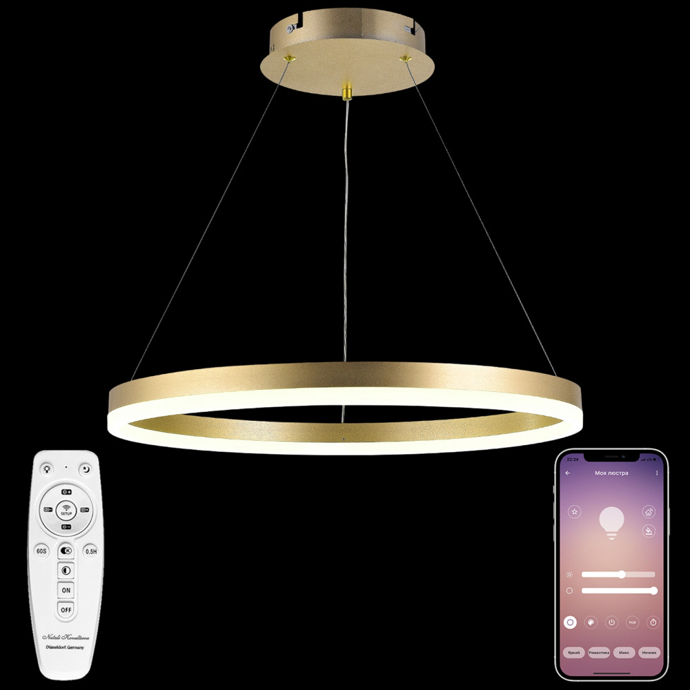 Подвесной светильник Natali Kovaltseva Oreol LED LAMPS 81296