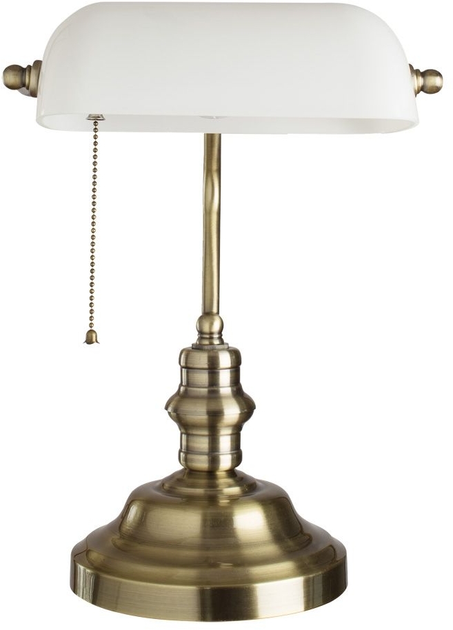 Настольная лампа офисная Arte Lamp Banker A2493LT-1AB