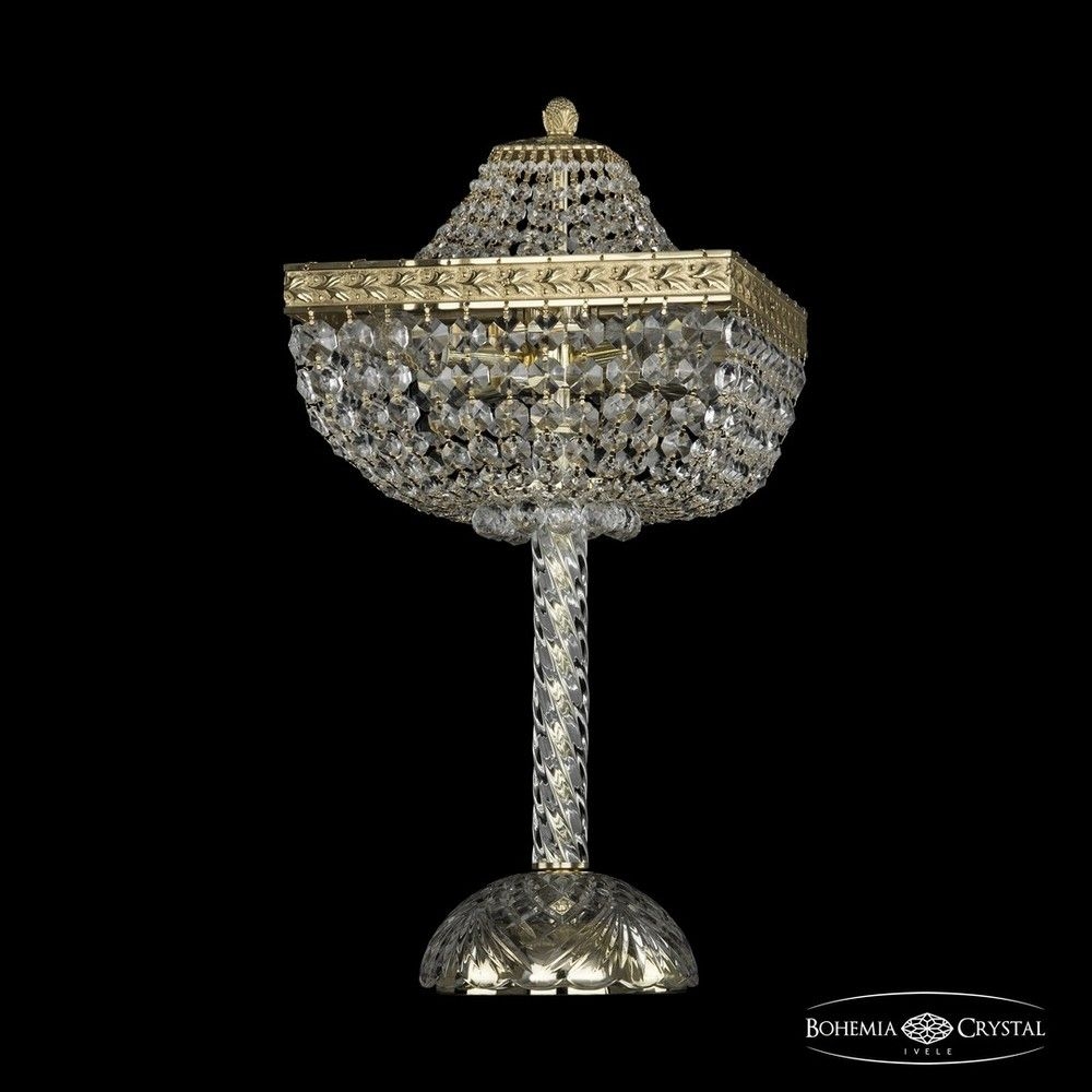 Настольная лампа декоративная Bohemia Ivele Crystal 1928 19282L4/H/25IV G