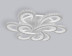 Потолочная светодиодная люстра Ambrella light Acrylica Ice FA1704