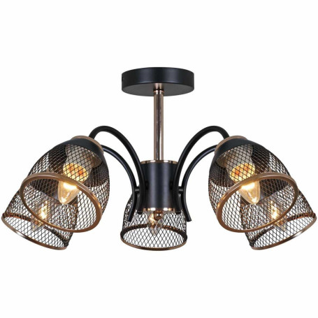 Потолочная люстра Reluce 01505-0.3-05 BK+FGD