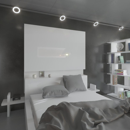 Трековый светодиодный светильник однофазный Elektrostandard Spila 85079/01 серебро a056375