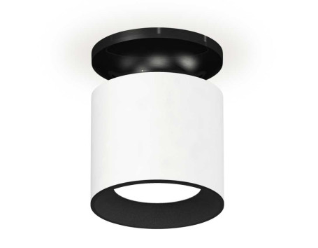 Комплект накладного светильника Ambrella light Techno Spot XS7401080 SWH/PBK/SBK белый песок/черный полированный/черный песок (N7926, C7401, N7021)