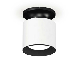 Комплект накладного светильника Ambrella light Techno Spot XS7401080 SWH/PBK/SBK белый песок/черный полированный/черный песок (N7926, C7401, N7021)