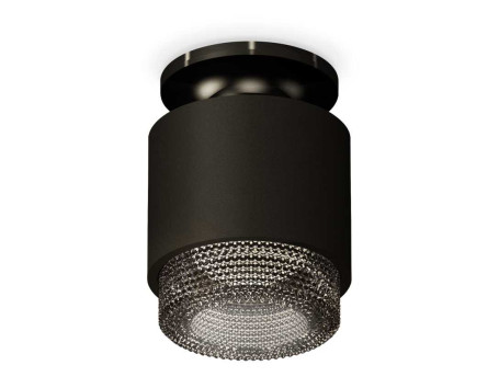 Комплект накладного светильника Ambrella light Techno Spot XS7511062 SBK/PBK/BK черный песок/черный полированный/тонированный (N7926, C7511, N7192)