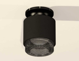 Комплект накладного светильника Ambrella light Techno Spot XS7511062 SBK/PBK/BK черный песок/черный полированный/тонированный (N7926, C7511, N7192)