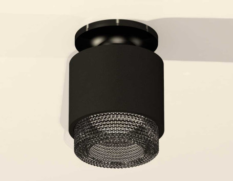 Комплект накладного светильника Ambrella light Techno Spot XS7511062 SBK/PBK/BK черный песок/черный полированный/тонированный (N7926, C7511, N7192)