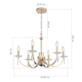 Подвесная люстра ST Luce Elegance SL1405.203.06