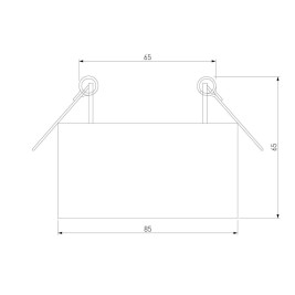 Встраиваемый светодиодный светильник Elektrostandard Glam 25095/LED a065710