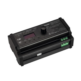 INTELLIGENT ARLIGHT Диммер SMART-TRIAC-601-82-DIM-PD-DIN Black (230V, 6А, DALI, DMX512, 2.4G) (IARL, IP20 Пластик, 5 лет) 031113(1)