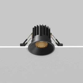 Встраиваемый светильник Maytoni Technical Downlight Round DL058-7W2.7K-B