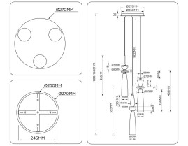 Люстра Ambrella Light HIGH LIGHT LH75367