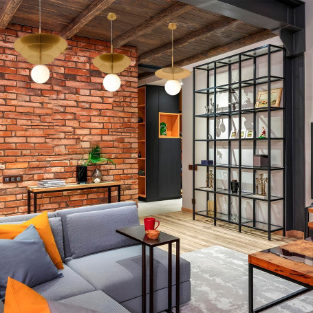 Подвесной светильник Crystal Lux UVA SP1.1 BRASS