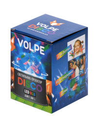 Светодиодный светильник-проектор Volpe Disco ULI-Q302 03W/RGB Black 09840