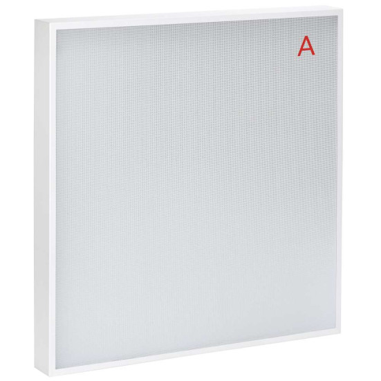 LIGHTING PRO Светильник светодиодный ДВО 2001A 40Вт 5000К IP40 588х588мм Грильято микропризма БАП 3ч IEK LTP-DVO2-2001A-40-50-K01