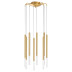 Комплект с подвесной люстрой Lightstar Tubo (574733+747143 (8шт) L8T747143