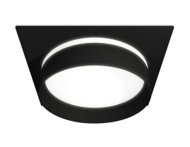 Комплект встраиваемого светильника Ambrella light XC8062020 SBK/FR черный песок/белый матовый GX53 (C8062, N8462)