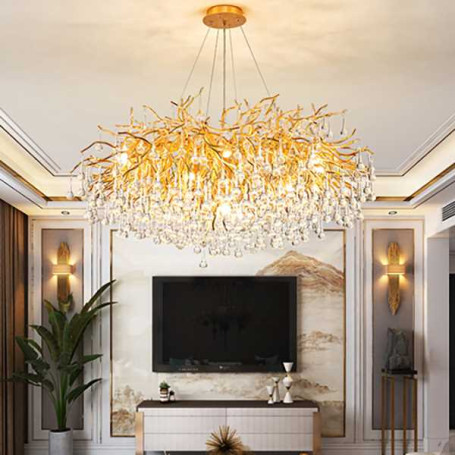 Подвесная люстра Imperium Loft Droplet Chandelier Circle D100 213702-22