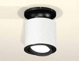 Комплект накладного светильника Ambrella light Techno Spot XS7401081 SWH/PBK белый песок/черный полированный (N7926, C7401, N7002)