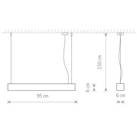 Подвесной светильник Nowodvorski Soft Led 90x6 7547