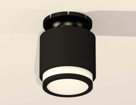 Комплект накладного светильника Ambrella light Techno Spot XS7511063 SBK/PBK/FR черный песок/черный полированный/белый матовый (N7926, C7511, N7121)