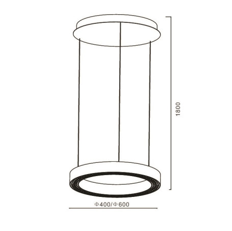 Подвесной светодиодный светильник Romatti Cullinan Collu L11136W
