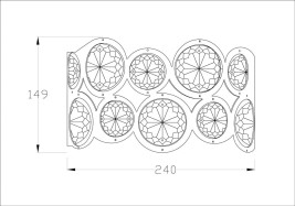 Настенный светильник Arte Lamp Sarah A1062AP-2CC