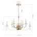 Подвесная люстра ST Luce Elegance SL1405.203.08