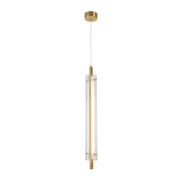 Подвесной светодиодный светильник Indigo Vitreo 11067/B/1P Brass V000175L