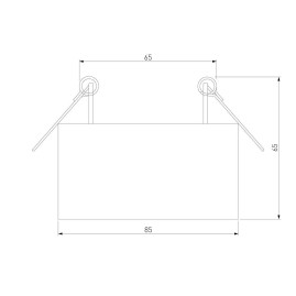 Встраиваемый светодиодный светильник Elektrostandard Glam 25095/LED a065709