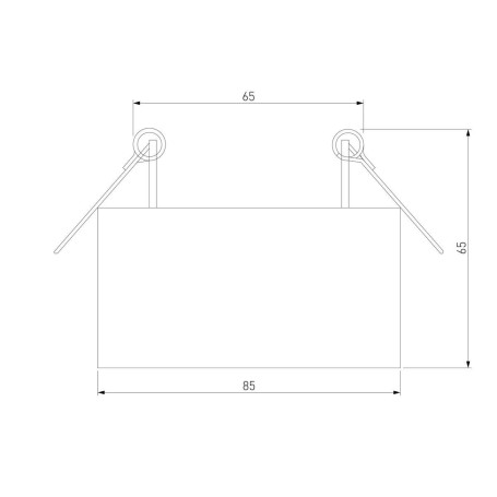 Встраиваемый светодиодный светильник Elektrostandard Glam 25095/LED a065709