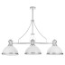 Подвесная люстра Lumina Deco Ettore LDP 710-3 WT+CHR