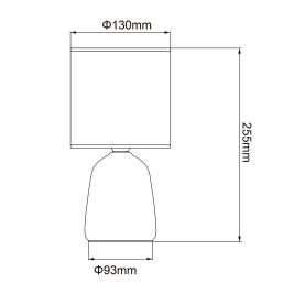 Настольная лампа Uniel UML-B305 E14 Pink UL-00012421