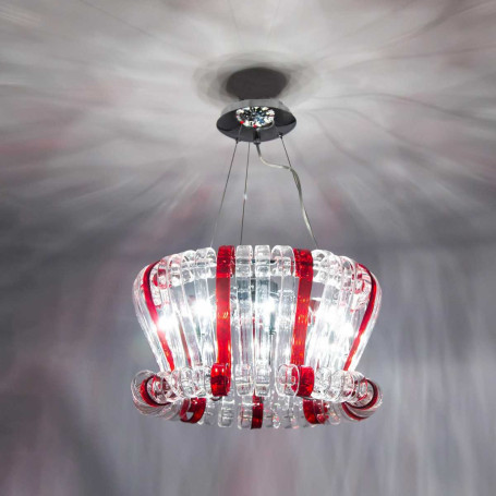 Подвесная люстра Citilux Volution Rosso EL326P09.2