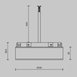 Источник напряжения Maytoni Technical TRA172DR-200W-DS-B