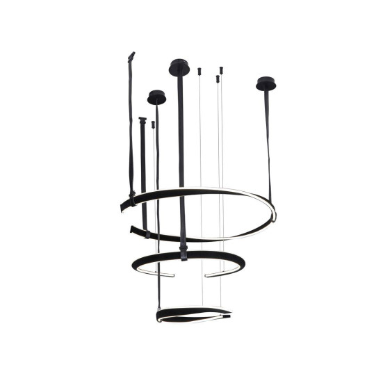 Люстра Kink Light Маджена черный 07656-3A,19(4000K)