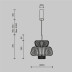 Подвесной светильник Maytoni MOD465PL-L12BK1