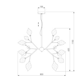 Подвесная люстра Bogates 546 Smart
