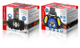 Налобный светодиодный фонарь Ultraflash Headlite аккумуляторный 100х90 300 лм E1334 13904