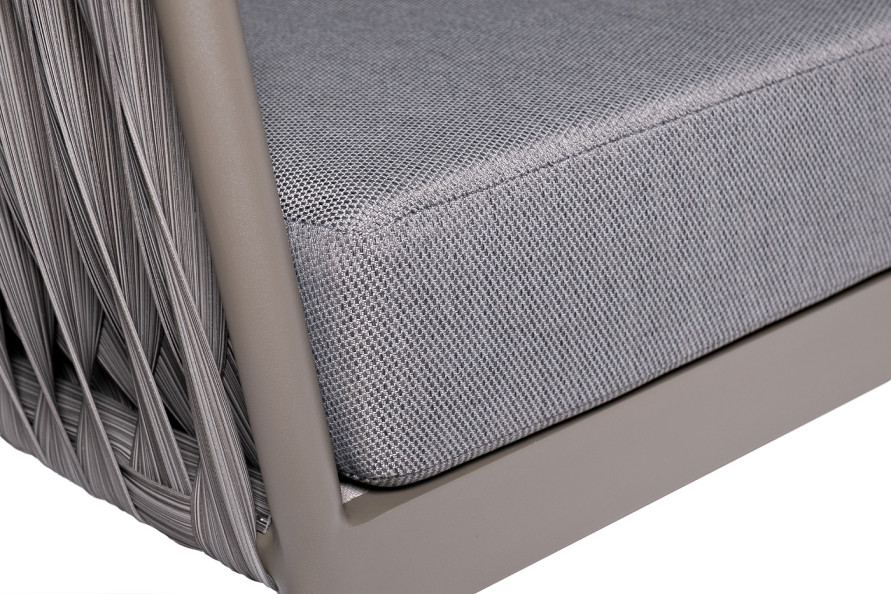 Диван двухместный уличный &quot;Муза&quot; серый