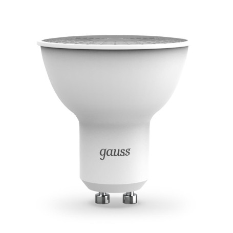 Лампа светодиодная Gauss GU10 7W 4100K матовая 101506207