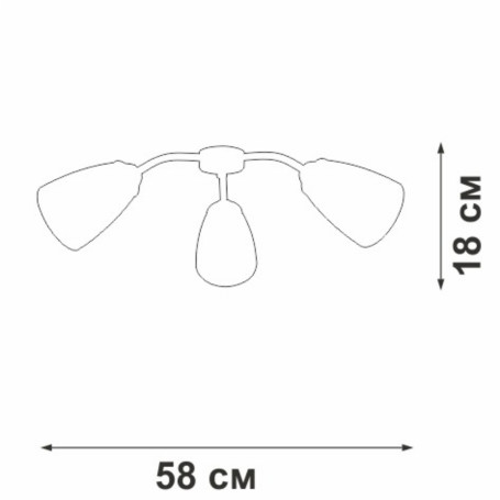 Потолочная люстра Vitaluce V3187-0/3PL