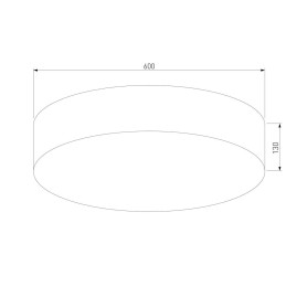 Потолочный светильник TK Lighting 1587 Rondo Black