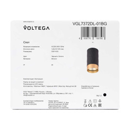 Потолочный светильник Voltega Фину / Finu VGL7372DL-01BG