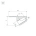 Профиль Arlight SL-Mini-Shelf-H9-2000 Anod Olive Grey 038208